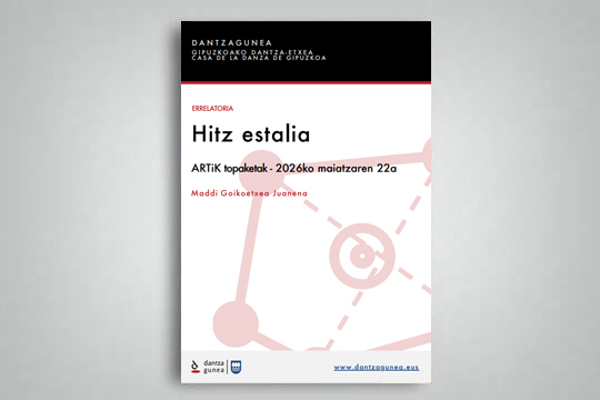 "Hitz estalia" jardunaldiaren errelatoria (ARTiK topaketak - 2026ko maiatzaren 22a)
