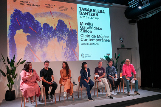 Quincena Musical de San Sebastián 2026: El Ciclo de Música Contemporánea se traslada a Tabakalera y pone el foco en la música compuesta por mujeres Quincena Musical de San Sebastián 2026: El Ciclo de Música Contemporánea se traslada a Tabakalera y pone el foco en la música compuesta por mujeres
