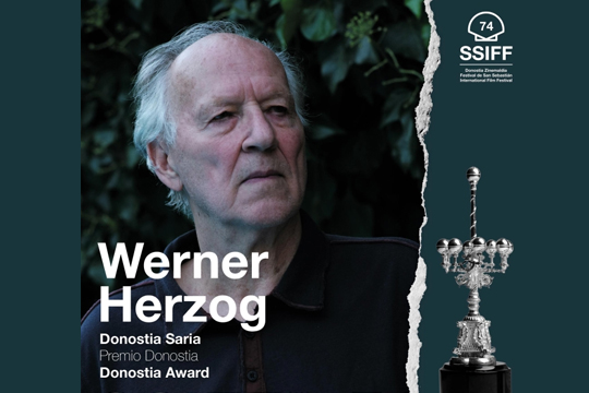 Werner Herzogek Donostia Sari bat jasoko du Donostia Zinemaldian