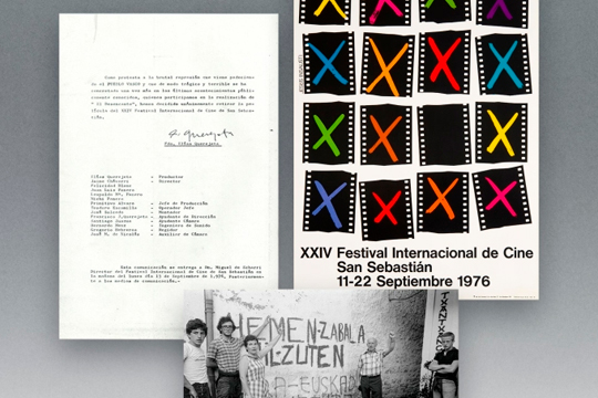 Erakusketa batek "El desencanto" (1976) programaziotik kendu zenekoa &mdash;ekintza erabakigarria Zinemaldiaren demokratizaziorako&mdash; gogorarazten du