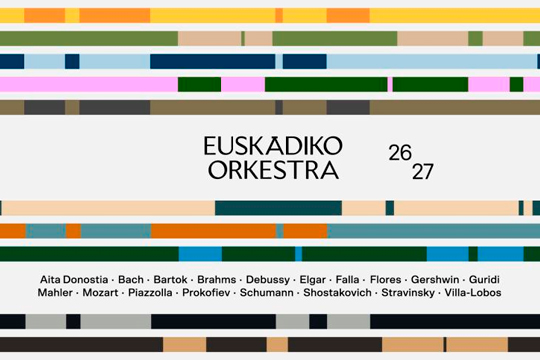 Salgai daude jada Euskadiko Orkestraren 26/27 Denboraldiko kontzertuetarako sarrerak 