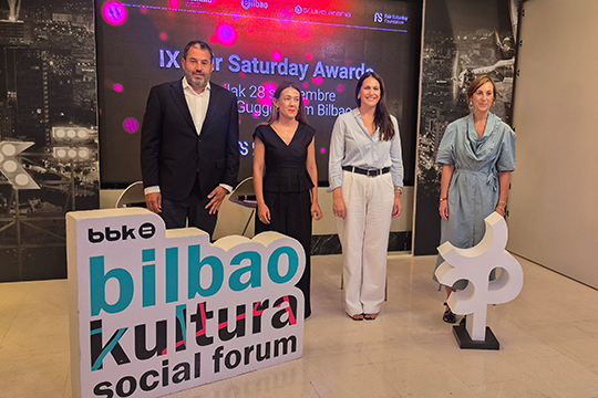 Bilbo, beste urte batez, pentsamendu garaikideko ahotsik eraginkorrenetako batzuen anfitrioi bihurtuko da, IX. Fair Saturday Awards sariei eta BBK Bilbao Kultura Social Forumari esker Bilbo, beste urte batez, pentsamendu garaikideko ahotsik eraginkorrenetako batzuen anfitrioi bihurtuko da, IX. Fair Saturday Awards sariei eta BBK Bilbao Kultura Social Forumari esker