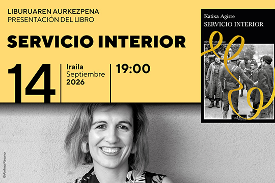  Bidebarrieta Kulturgunea acoge en septiembre las presentaciones de los libros de Katixa Agirre, Alejandro Palomas, Santiago Roncagliolo, Rosa Montero, Xabi Uribe-Etxebarria, Elena Medel y C&eacute;sar Gelli