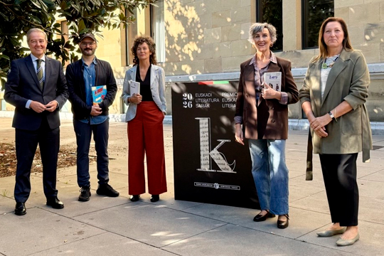 Ixiar Rozasek, Yolanda Arrietak eta Kike Ib&aacute;&ntilde;ez-ek jasoko dituzte 2026ko Euskadi Literatura Sariak