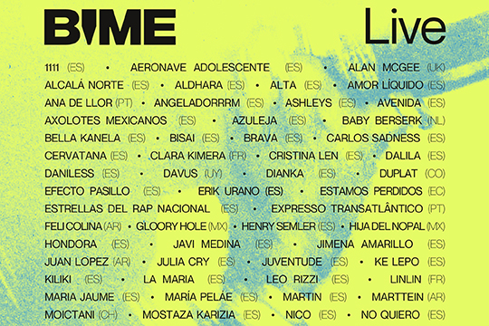BIME Bilbao 2026 programazioa itxi da, 70 showcase baino gehiagorekin, aire zabaleko kontzertuekin eta musikaren industriako izen handiekin