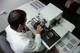 Un investigador en su laboratorio.