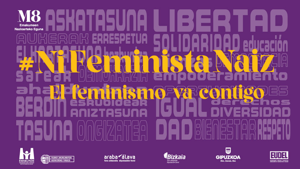 8M: "Ni feminista naiz"