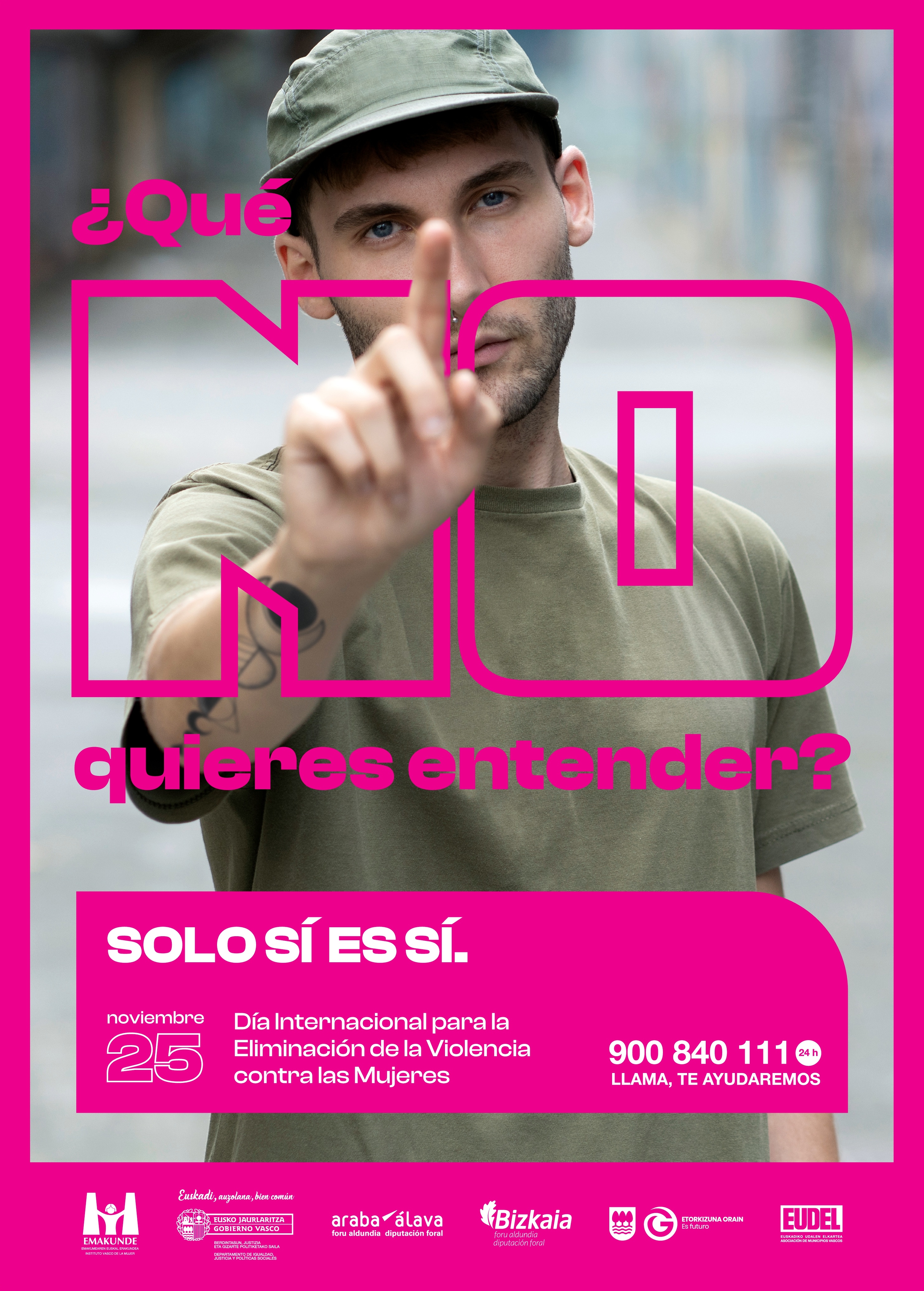 Campa&ntilde;a 25 noviembre: "&iquest;Qu&eacute; no quieres entender? Solo s&iacute; es s&iacute;"