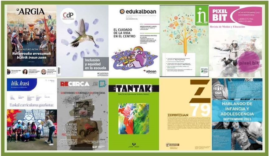 Sumario de REVISTAS recibidas en septiembre de 2023