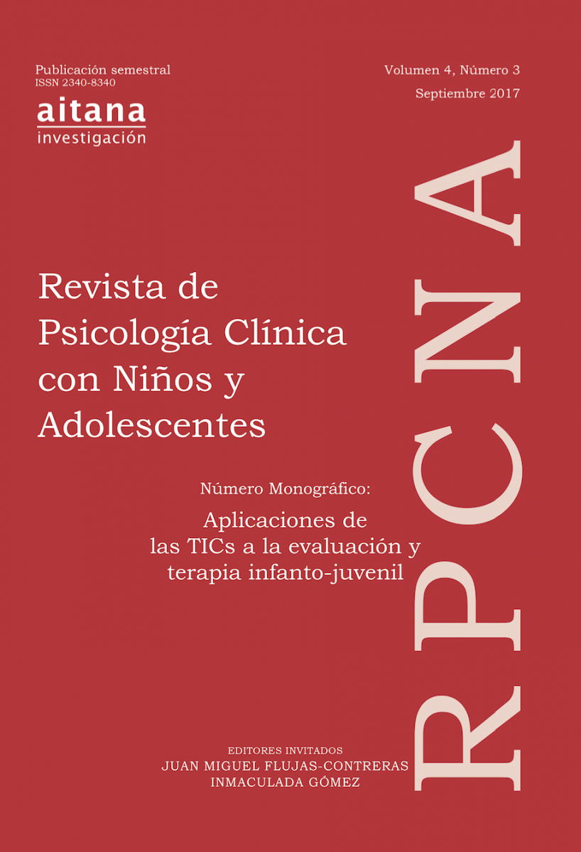 Revista de psicologia clinica con ni&ntilde;os y adolecentes