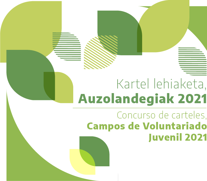 Concurso de carteles del programa Auzolandegiak/Campos de Voluntariado Juvenil 2021