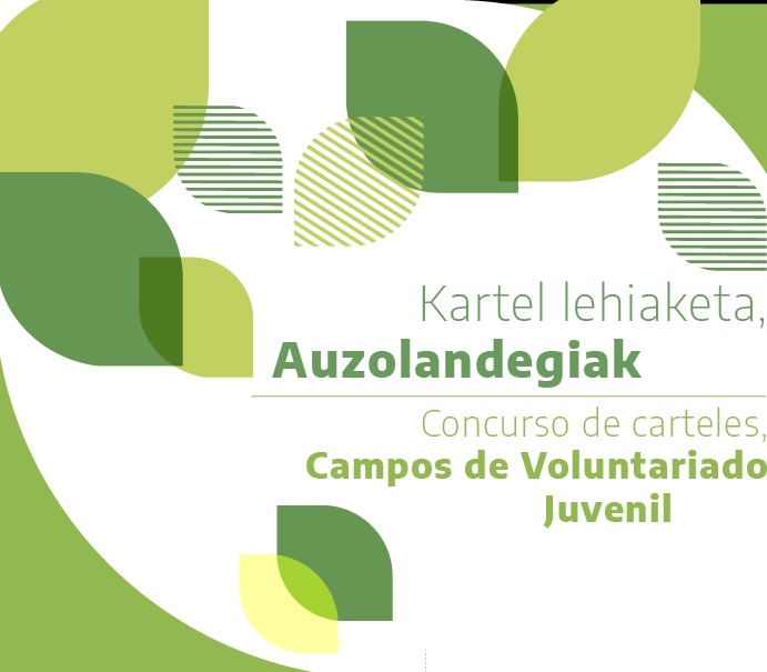 Concurso de carteles del programa Auzolandegiak/Campos de Voluntariado Juvenil 2021