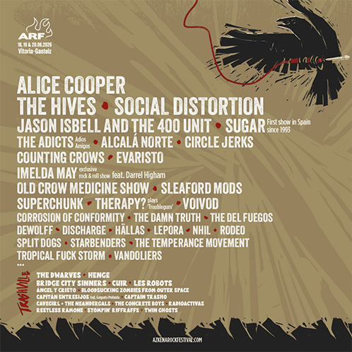 &iexcl;Gazte-txartela te ofrece descuentos en el festival Azkena Rock 2026 de Vitoria-Gasteiz!