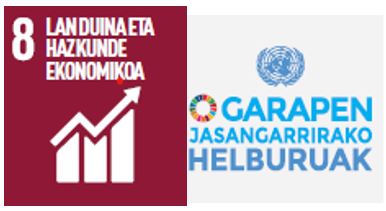 Garapen Jasangarrirako Helburuen 2030 Agendaren 8. helburua, "Lan duina eta hazkunde ekonomikoa"