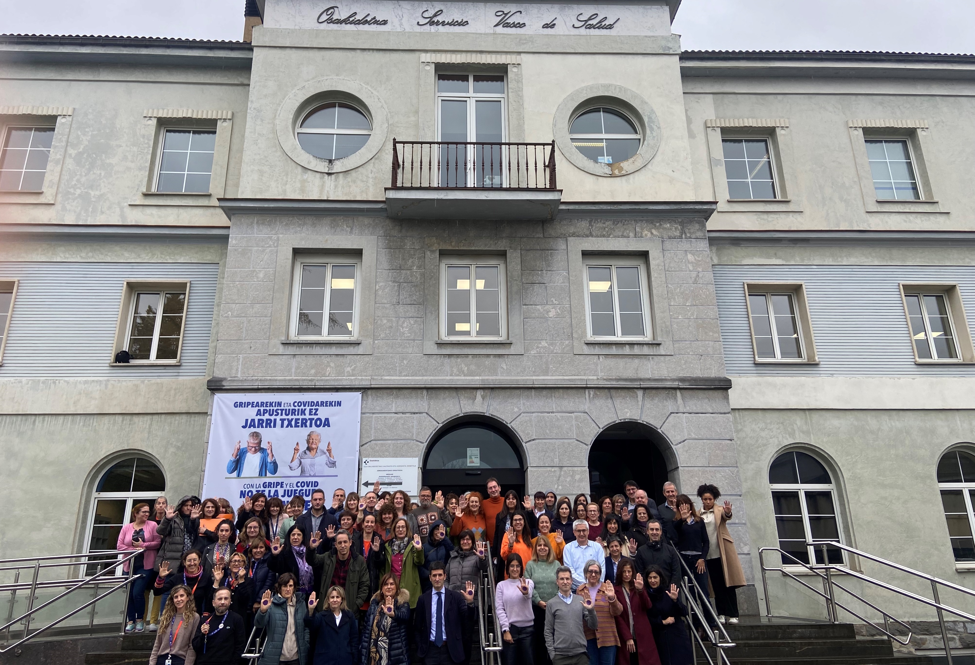 Imagen del 25N en Osakidetza