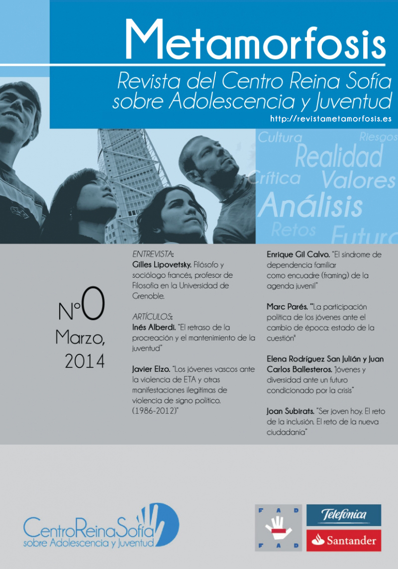 Metamorfosis. Revista del Centro Reina Sofía sobre Adolescencia y Juventud