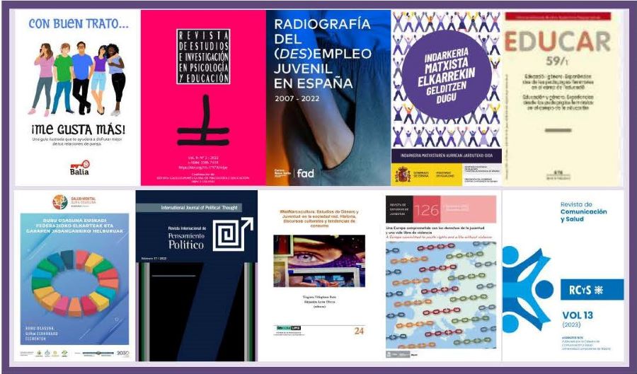 Gazteen Euskal Behatokiko Dokumentazio Zentroan 2023ko otsailean bildutako dokumentuak on line