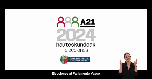 Imagen del artículo El Gobierno Vasco publica en su web vídeos accesibles para facilitar la participación en las Elecciones 2024