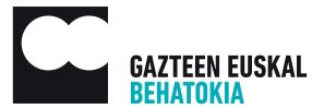 Gazteen Euskal Behatokiaren logoa