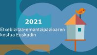Etxebizitza-emantzipazioaren kostua Euskadin 2021