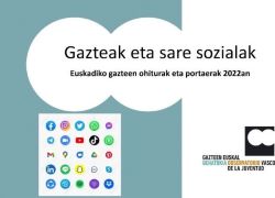 Txostena: Gazteak eta sare sozialak. Euskadiko gazteen ohiturak eta portaerak 2022an
