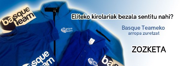 Basque Teameko kamiseta, poloa eta jaka