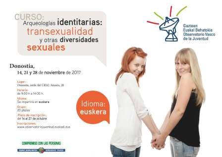CURSO: Arqueolog&iacute;as identitarias: transexualidad y otras diversidades sexuales