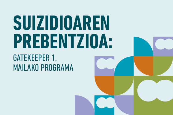 Irudia. Suizidioa ikastaroa