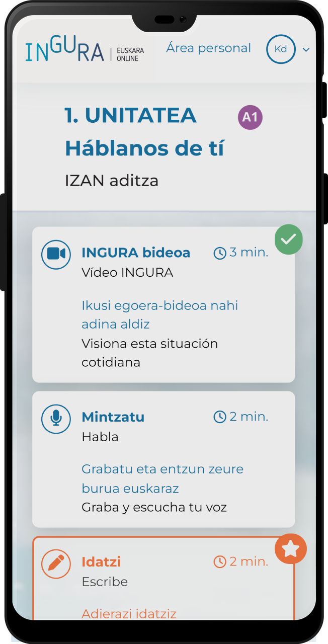 Un ejemplo de una unidad vista desde el m&oacute;vil
