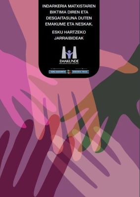 Indarkeria matxistaren biktima diren eta desgaitasuna duten emakume eta neskak: esku hartzeko jarraibideak