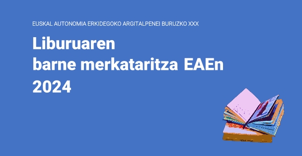 Liburuaren barne merkataritza EAEn 2024