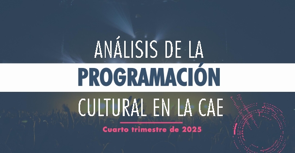 An&aacute;lisis de la programaci&oacute;n cultural en la CAE. Cuarto trimestre de 2025.