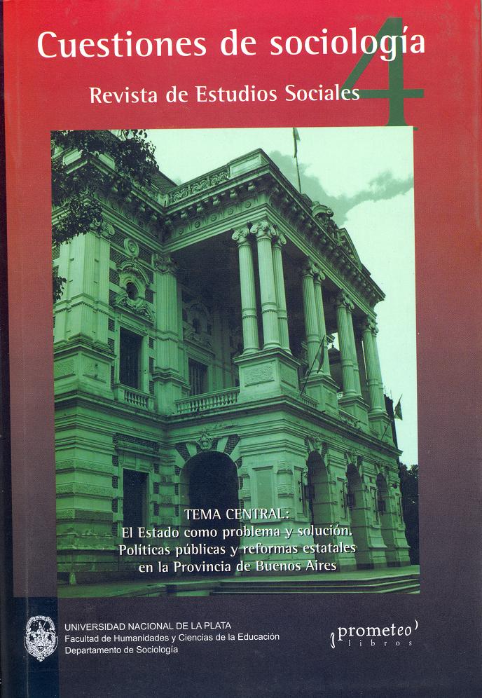 Cuestiones de sociolog&iacute;a: Revista de estudios sociales