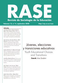 Revista de Sociolog&iacute;a de la Educaci&oacute;n-RASE