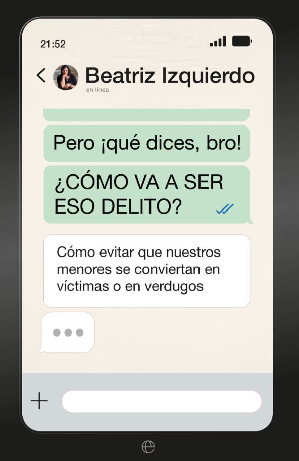 Pero ¿qué dices, bro! ¿Cómo va a ser eso delito?