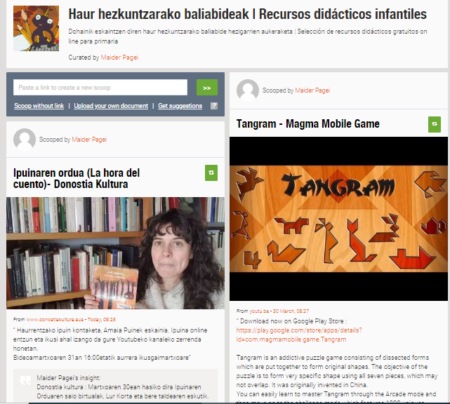 Recursos did&aacute;cticos infantiles