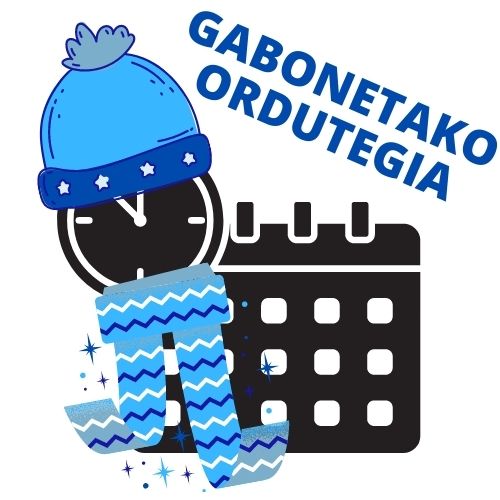 Gabonetako ordutegia