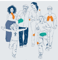 Txostenaren azaleko irudia. 'Desgaitasun organikoaren Liburu Zuria. Desgaitasun organikoa duten pertsonen egoera (Desgaitasun Fisikoa eta Organikoa duten Pertsonen Espainiako Konfederazioa, 2022)'.