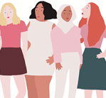 Ilustraci&oacute;n interior del estudio 'G&eacute;nero y Pobreza: Determinantes sociales de la salud y el acceso a servicios sociosanitarios de las mujeres' (EAPN-ES, 2020).