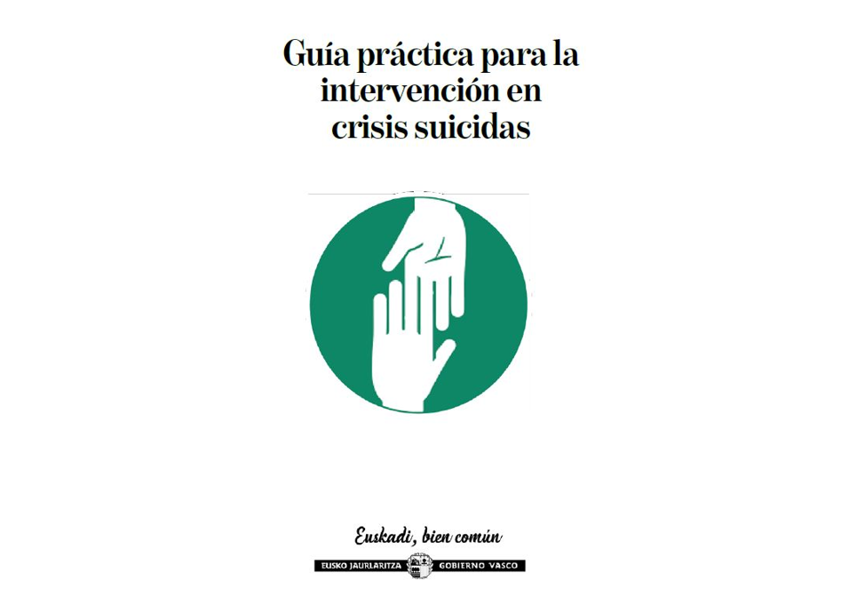 Portada de la Gu�a pr�ctica para la intervenci�n en crisis suicidas.
