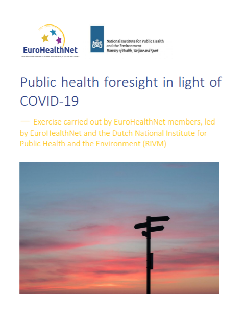 Argitalpenaren portada: ?Osasun publikoaren ikuspegiak COVID-19aren argitan? (Public Health foresight in light of COVID-19)