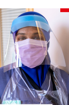  Txostenaren portadako irudia: ?On the Corona Frontline The experiences of care workers in nine European countries; Summary report / Lisa Pelling FES Nordic Countries, Estocolmo (2021)?
