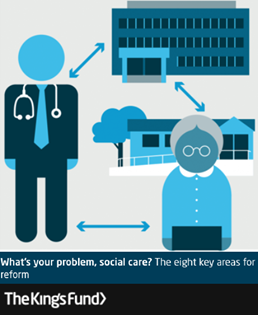 (Montaje de imagen para la portada del) Informe What?s your problem, social care? The eight key areas for reform