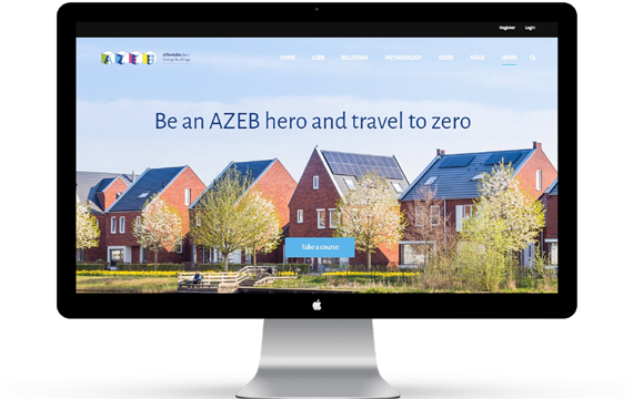 Europako AZEB Proiektuak AZEB Learn atera du, bere e-learning plataforma, sektoreari Energia-kontsumo Ia Nuluko Eraikin ESKURAGARRIAK sortzen laguntzeko.