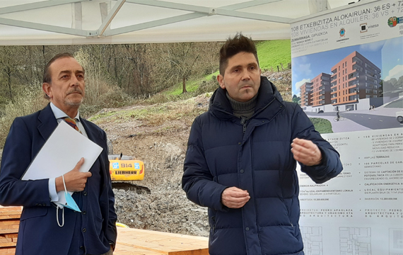 VISESA COMIENZA LA CONSTRUCCI&Oacute;N DE  108 VIVIENDAS PROTEGIDAS EN ALQUILER EN ZUMARRAGA