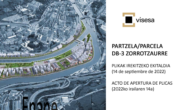 VISESAK ZORROTZAURREKO DB-3 LURSAILA BESTERENTZEKO PLIKAK IREKITZEKO EKITALDIA EGIN DU BILBON