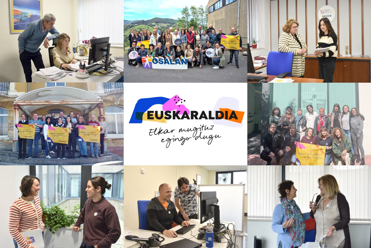 Osalan y parte de su plantilla est&aacute;n participando en Euskaraldia