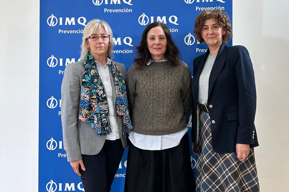 Elena P�rez y Lourdes �scar participan en un di�logo sobre liderazgo femenino en la prevenci�n en Euskadi, organizado por IMQ Prevenci�n