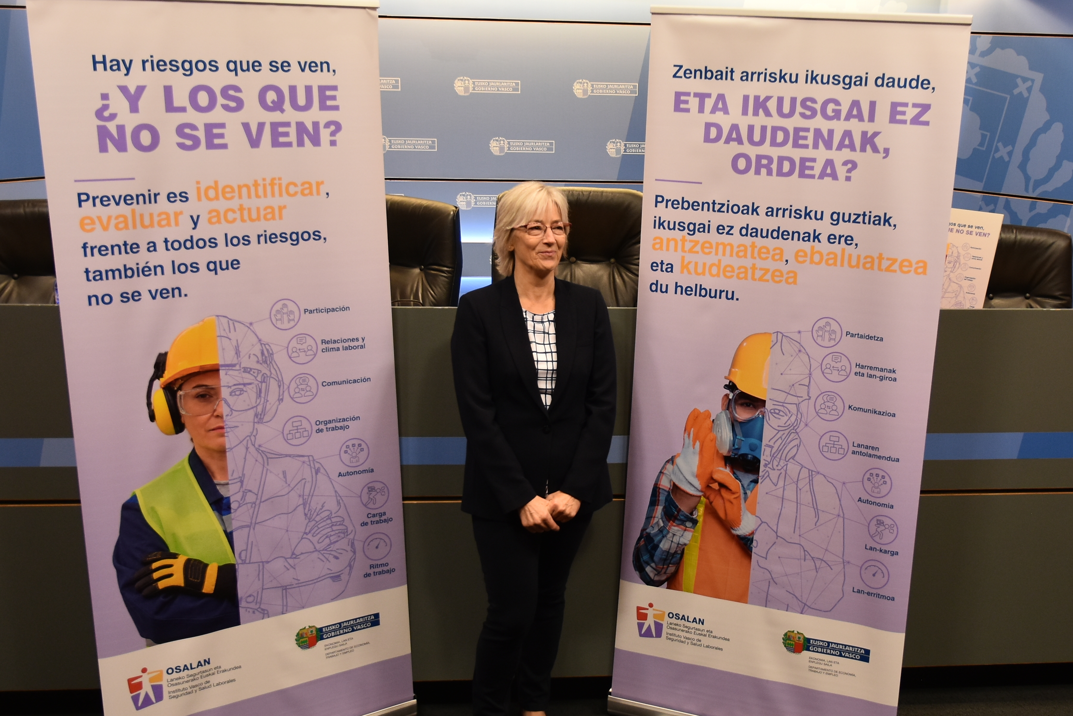 Osalan lanza una campaña para concienciar sobre los riesgos psicosociales en el trabajo