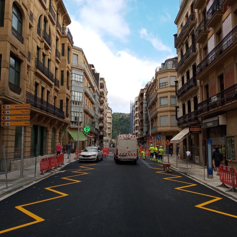 Vista de la calle Easo